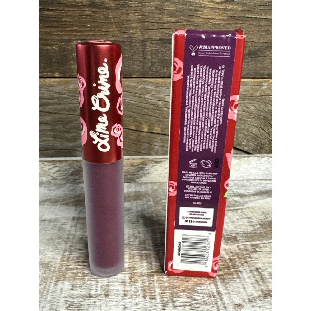 Lime Crime Velvetines Liquid Matte Lipstick Scandal | DISCONTINUED | MSRP =‎ $20